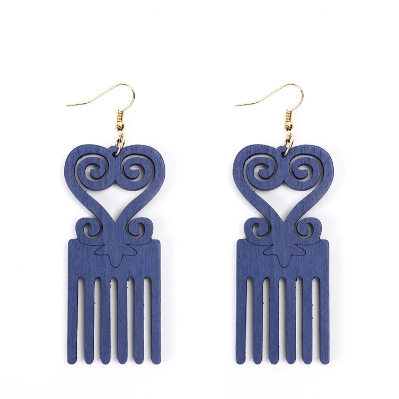Sankofa Afro Comb - Her Jewel•ry Box