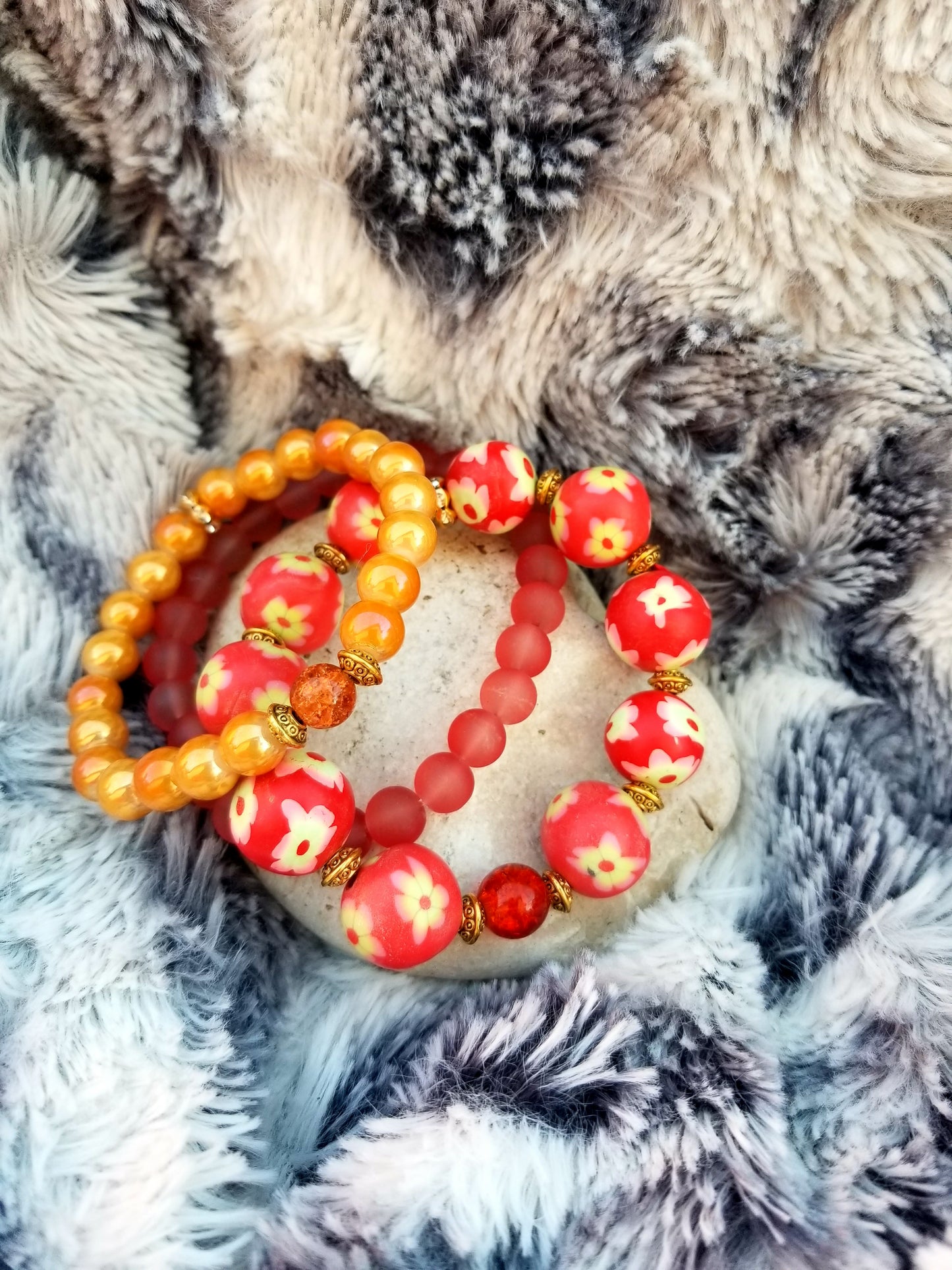 Flower Bracelets - Her Jewel•ry Box