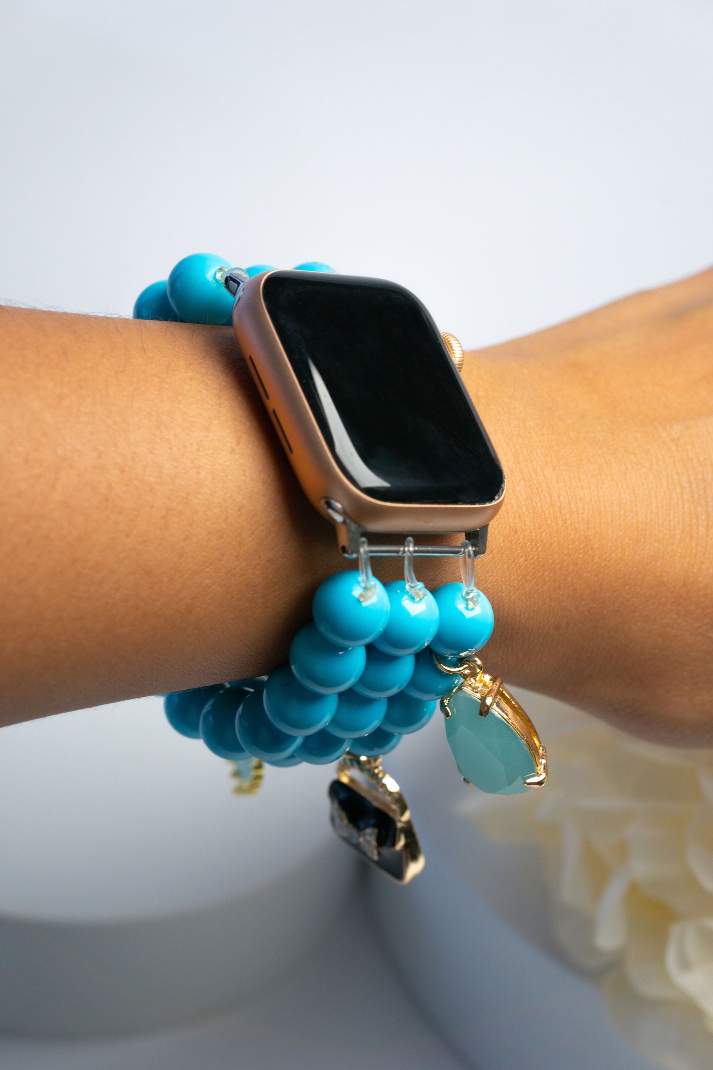 Apple Watch Beaded Charm Band