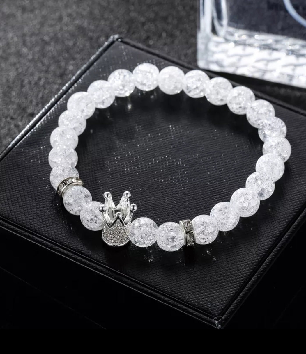 Crown Sparkling Cubic Zirconia Bracelet - Her Jewel•ry Box