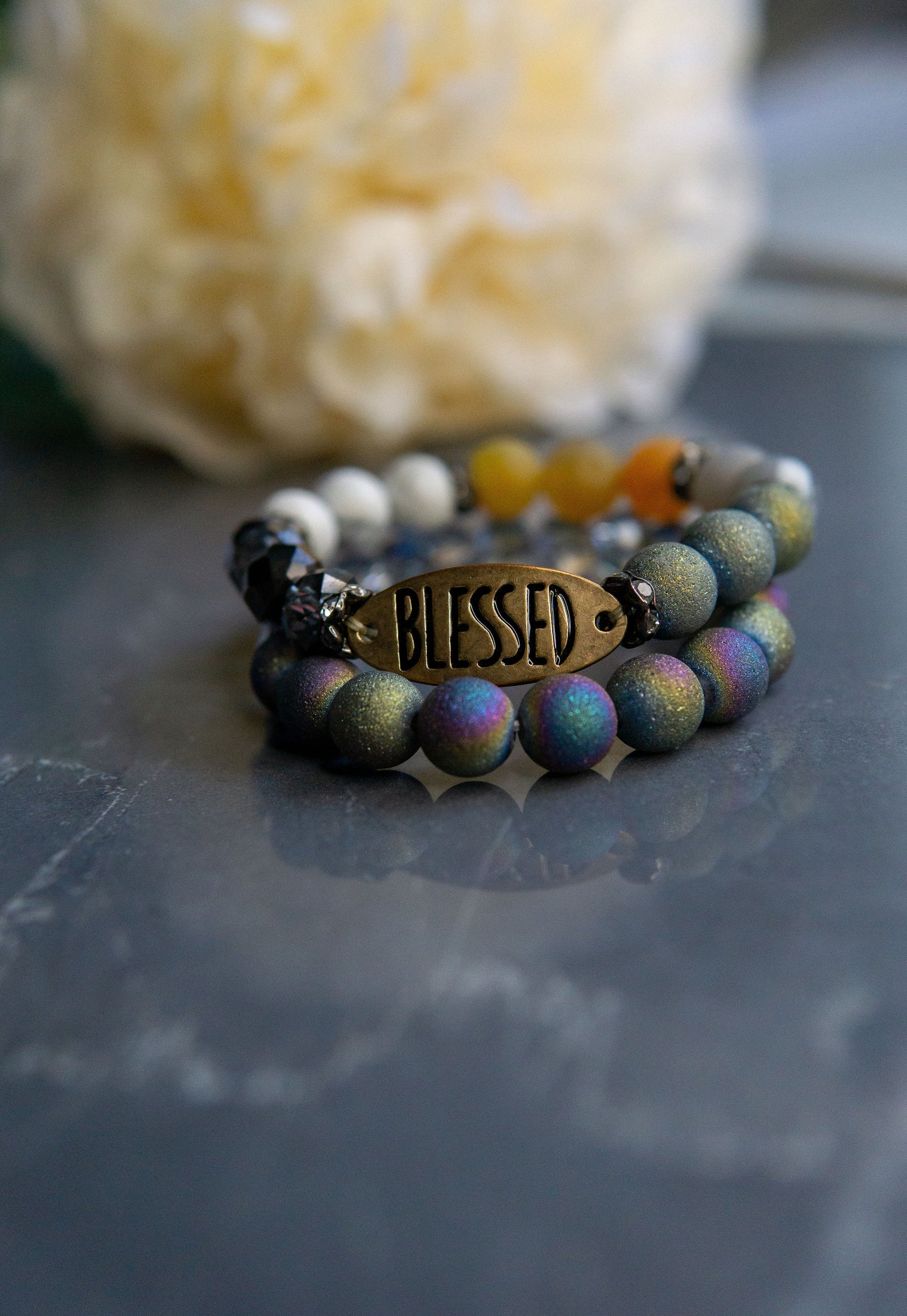 Blessed Mixed Bead Bracelet