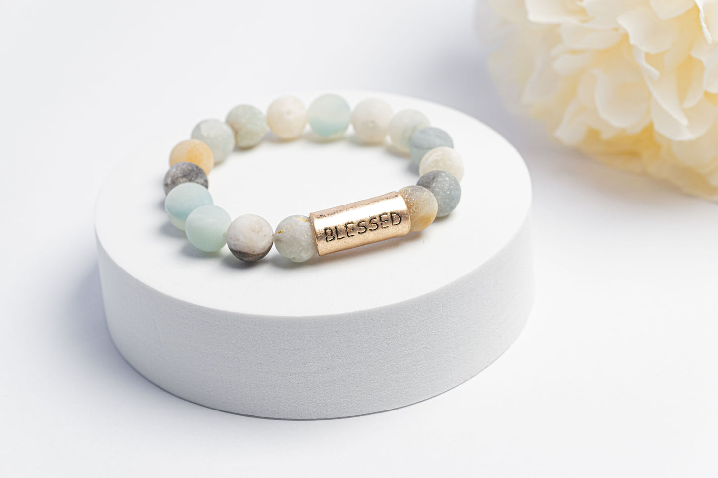 Blessed Natural Stone Bracelet