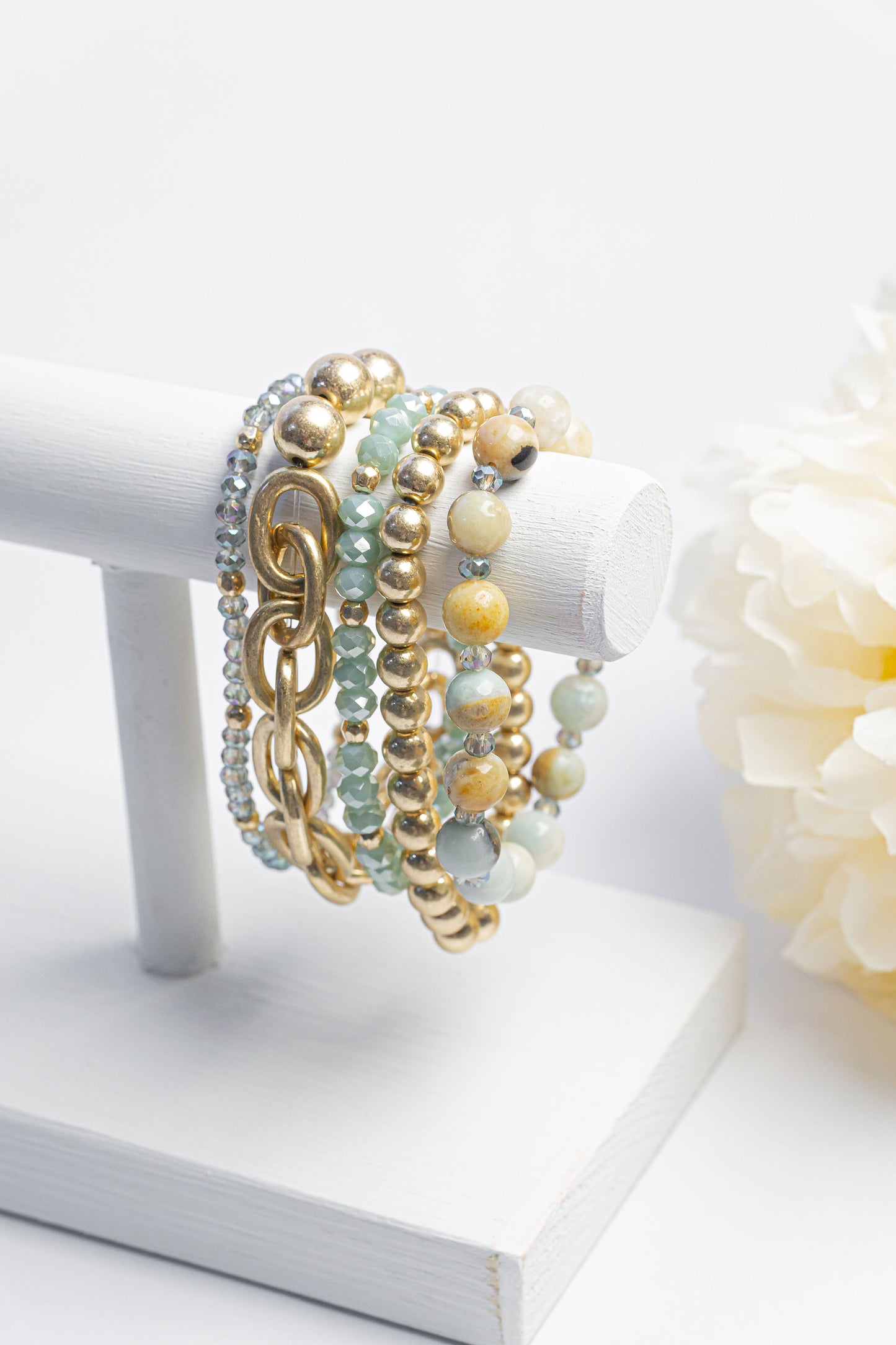 Kelly 5 Piece Stack Bracelet