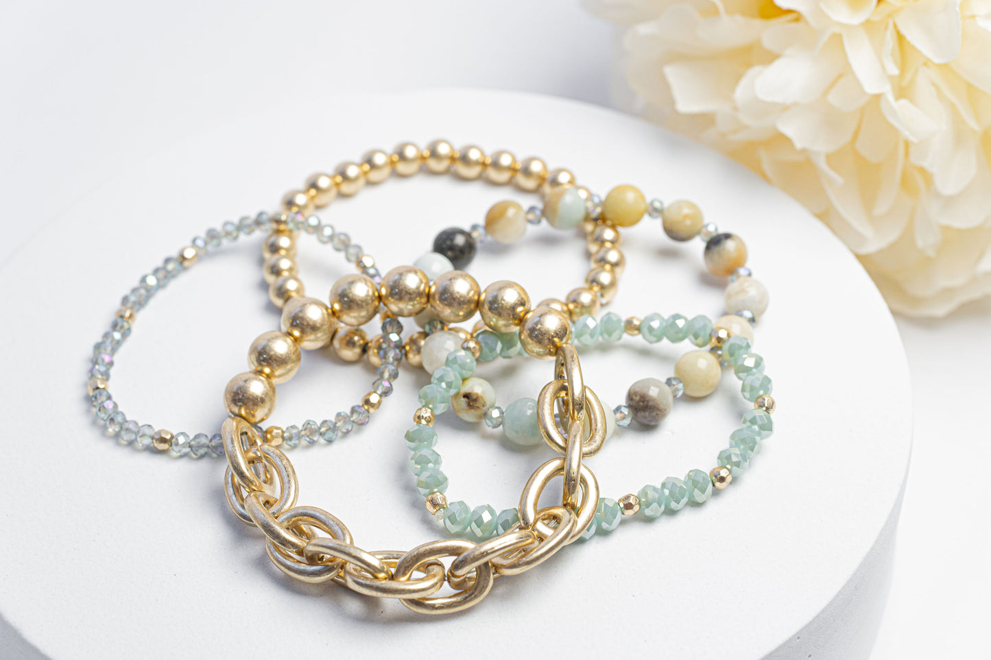 Kelly 5 Piece Stack Bracelet