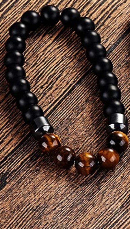 Centered Tiger's Eye Bracelet - Her Jewel•ry Box