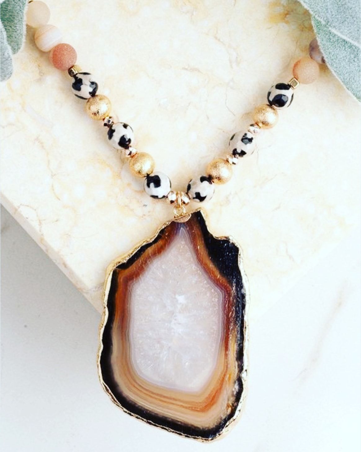 Dalmatian Necklace - Her Jewel•ry Box