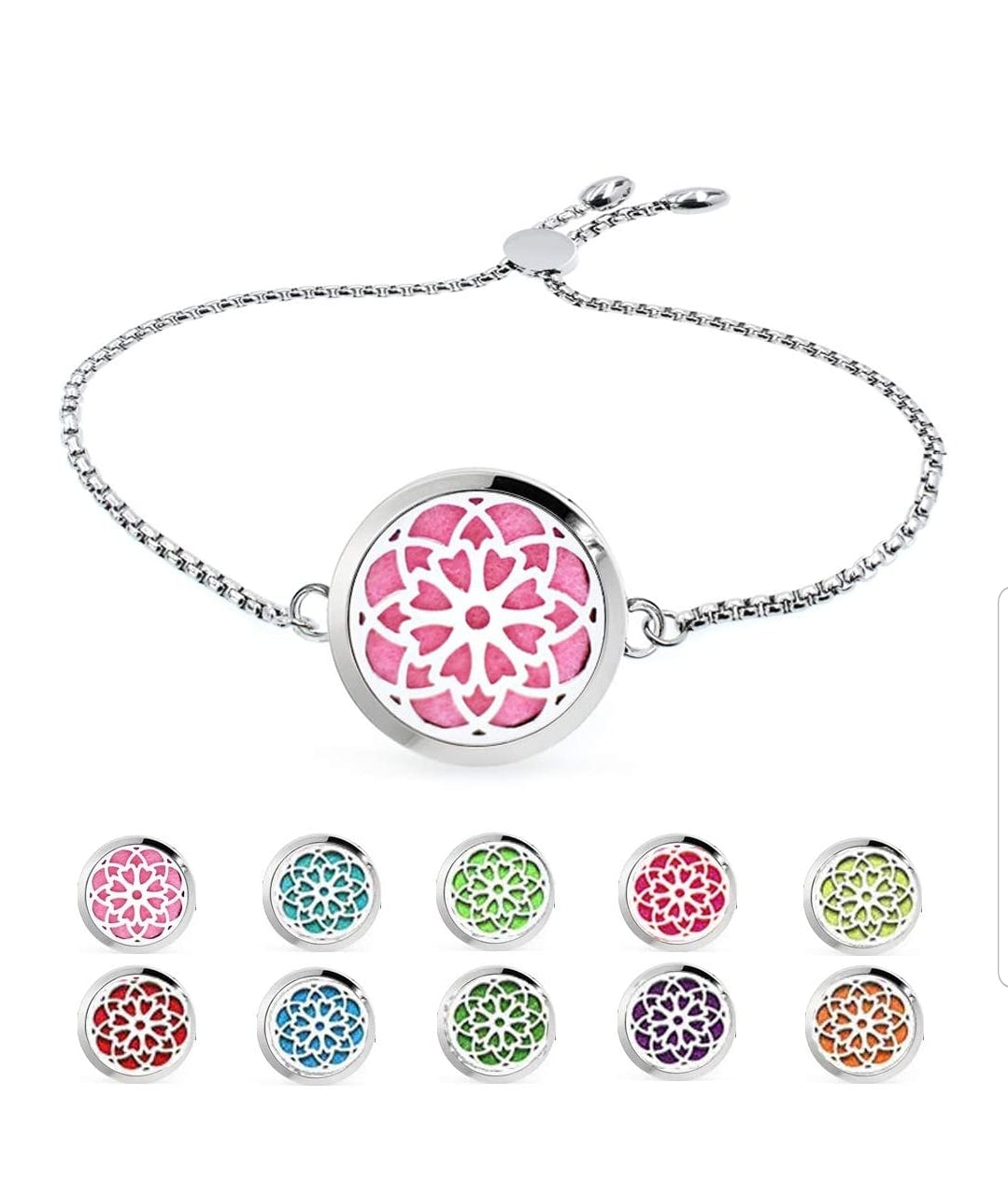 Draw String Aromatherapy Diffuser Locket Bracelet - Her Jewel•ry Box