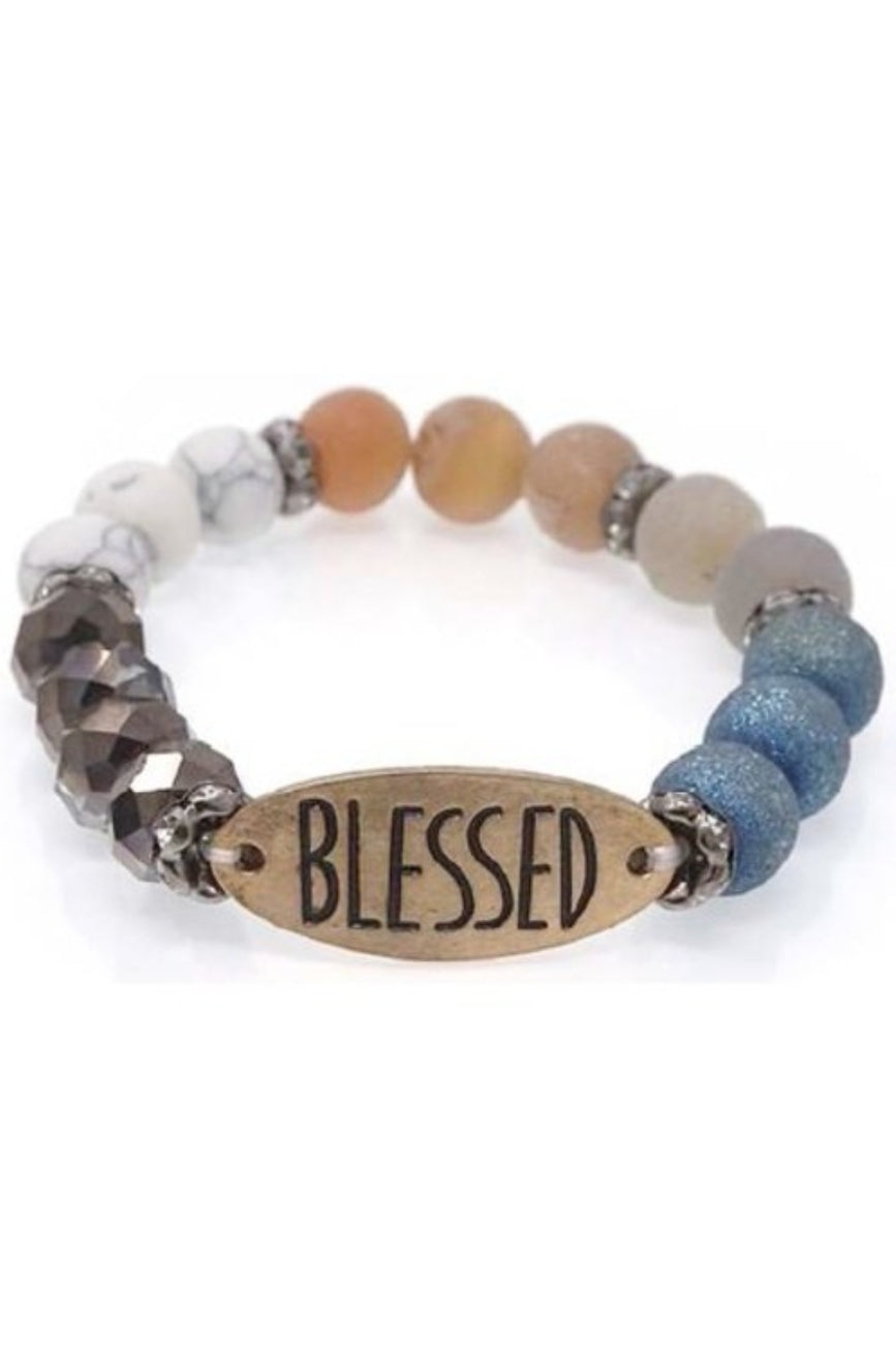 Blessed Mixed Bead Bracelet - Her Jewel•ry Box