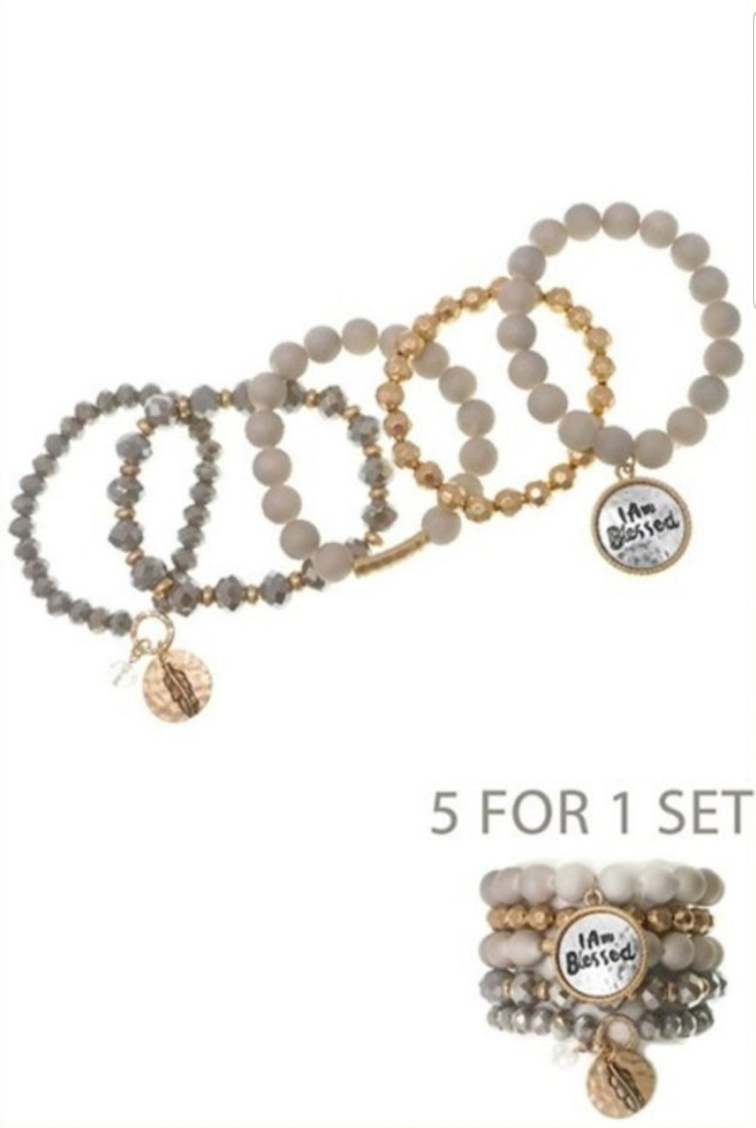 I'm Blessed Bracelet Set - Her Jewel•ry Box