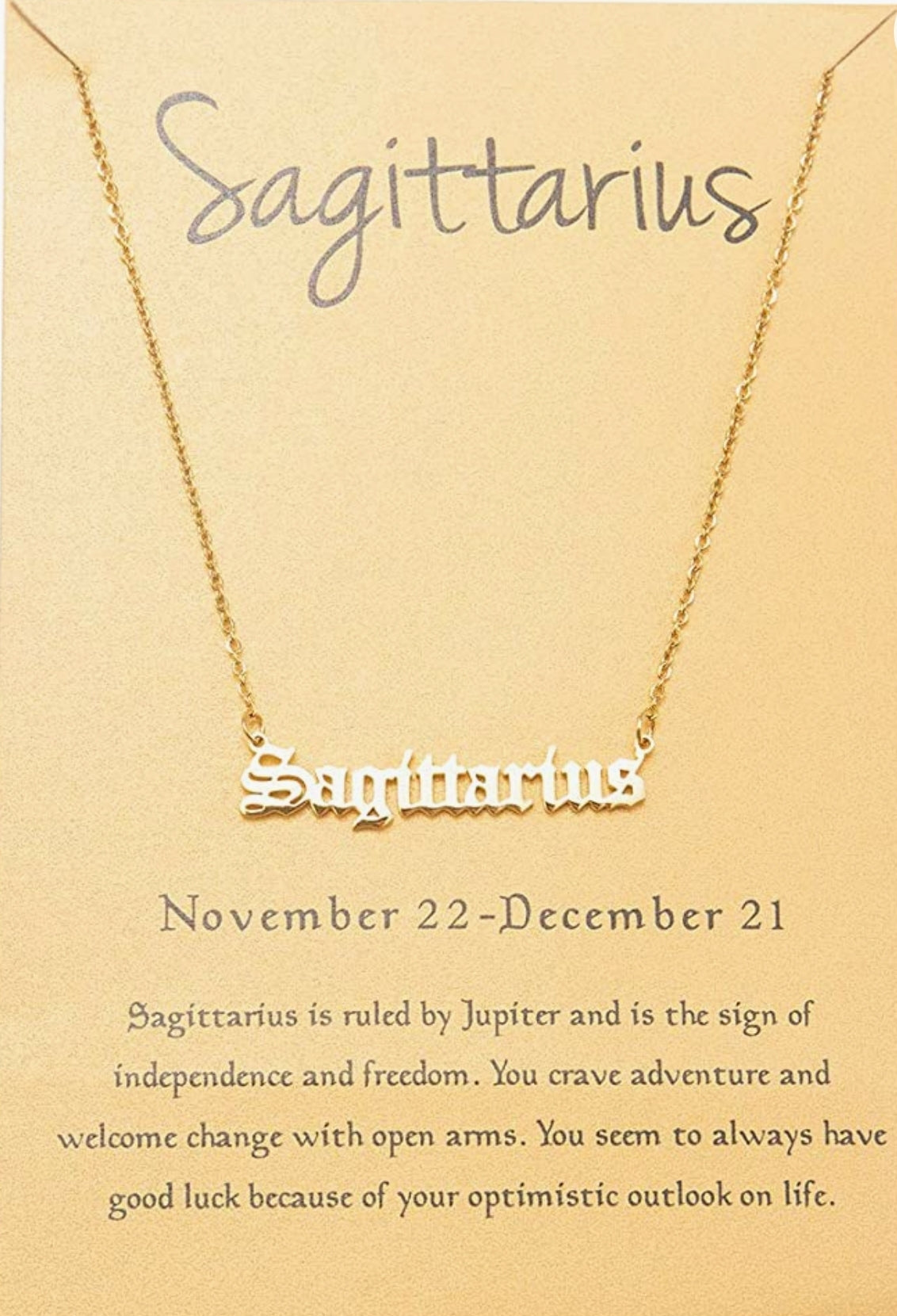 Zodiac Necklace