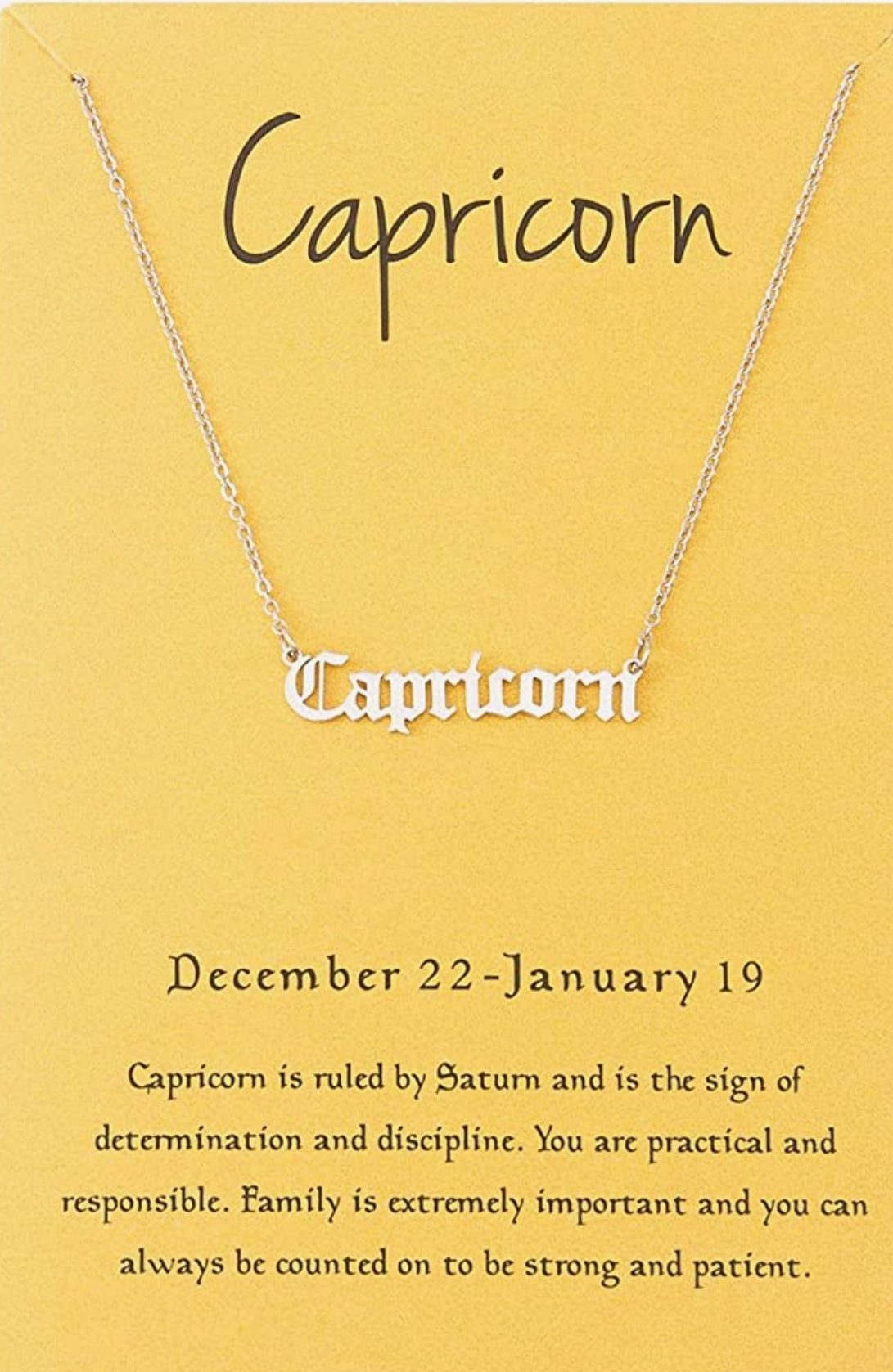 Zodiac Necklace