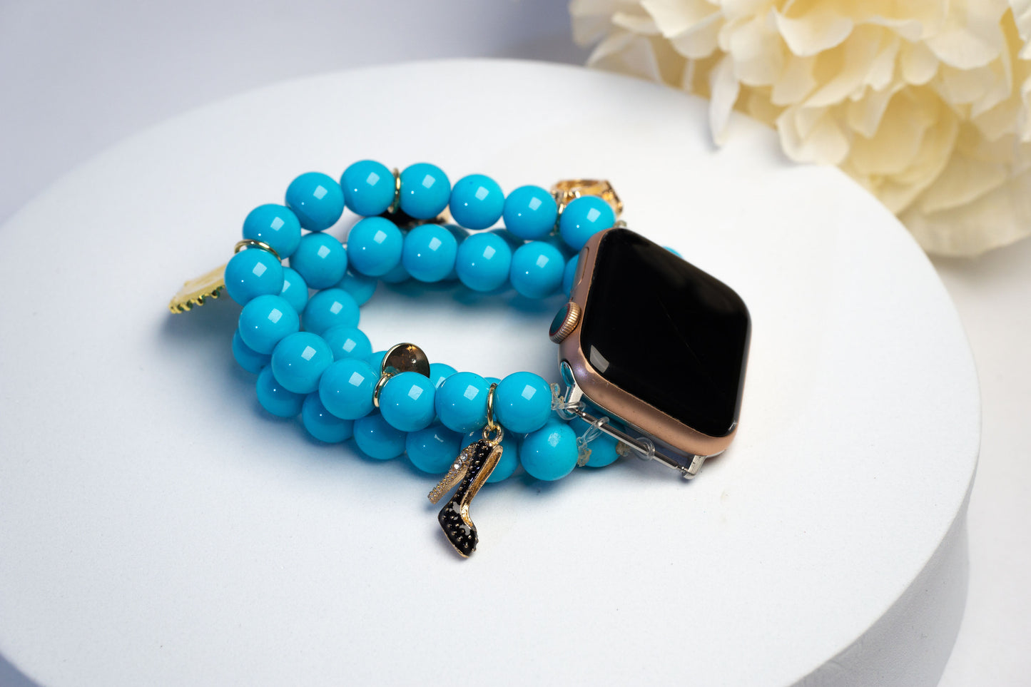 Apple Watch Beaded Charm Band