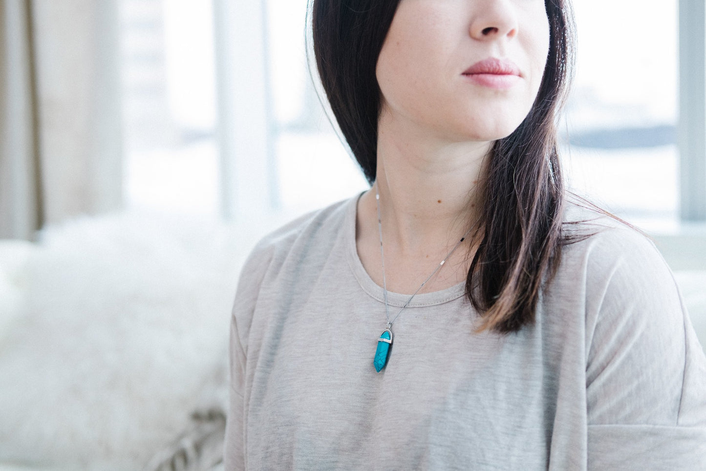 Irregular Healing Balancing Necklace - Her Jewel•ry Box