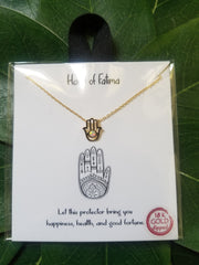 Hand Of Fatima Necklace - Her Jewel•ry Box