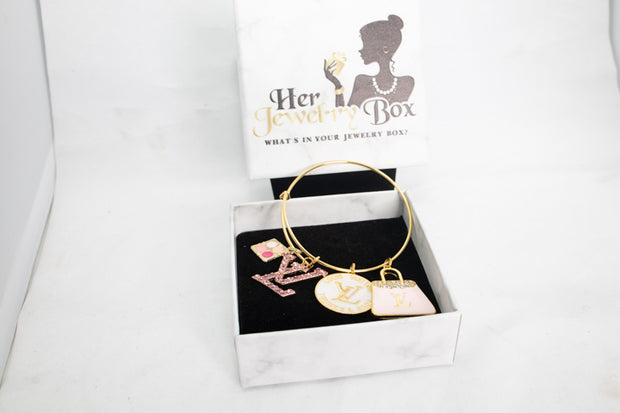 Designer Inspired Wire Bangle - Her Jewel•ry Box