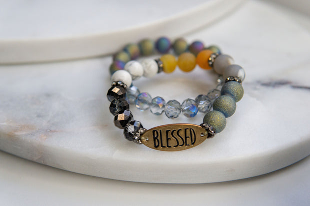 Blessed Mixed Bead Bracelet