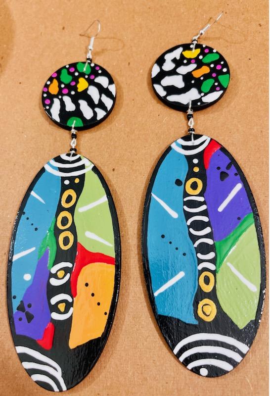 Surfboard Drop Earrings
