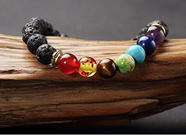 Chakra Aromatherapy Bracelet Set - Her Jewel•ry Box