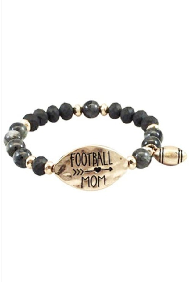 Foot Ball Mom Bracelet - Her Jewel•ry Box