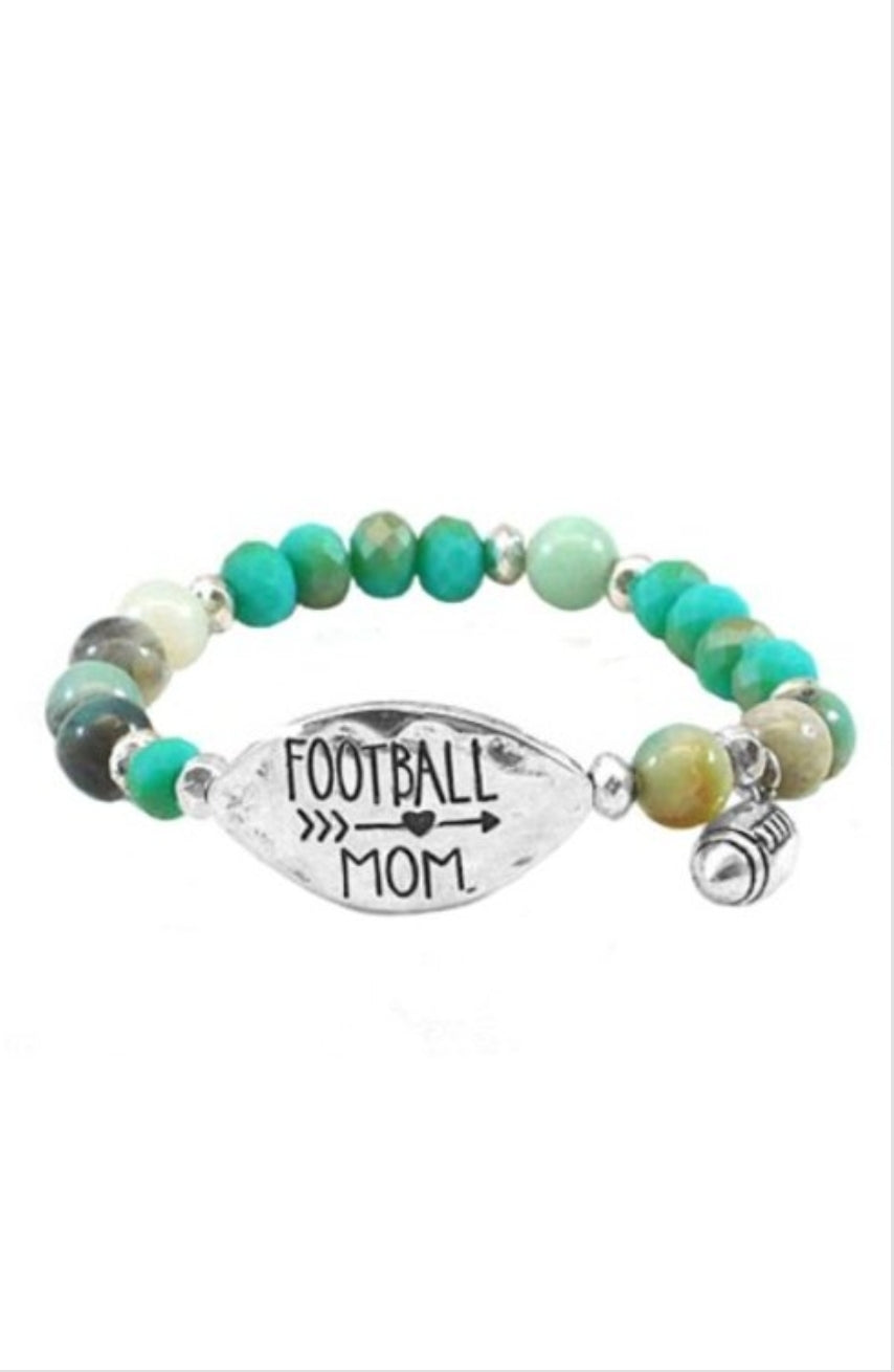 Foot Ball Mom Bracelet - Her Jewel•ry Box