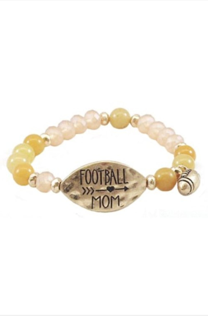 Foot Ball Mom Bracelet - Her Jewel•ry Box