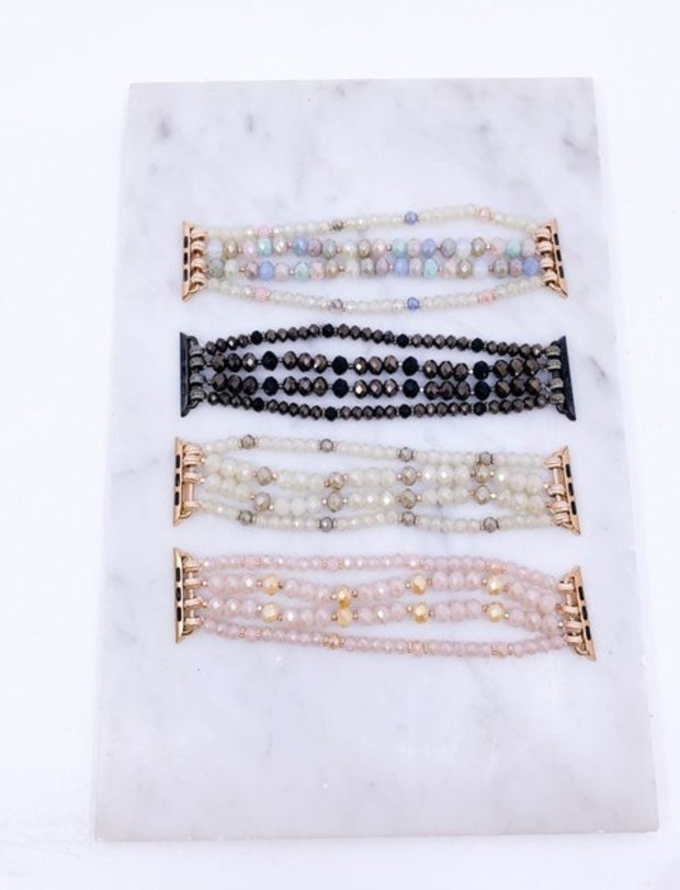 Apple watch beaded bracelet straps